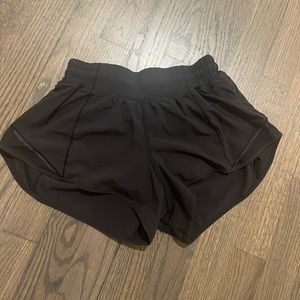 black size 4 lulu shorts